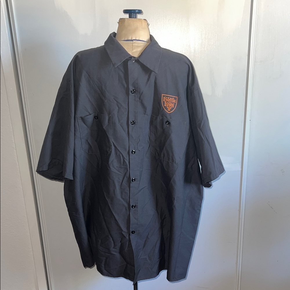 Men's Grey Short Sleeve Shirt